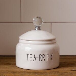 New TEA-RRIFIC Storage Canister with Lid - SALE